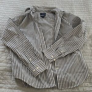 CHAPS Pinstriped Button Down